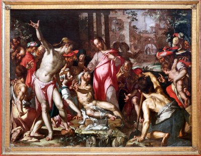 Resurrection of Lazarus by Joachim Wtewael or Utewael